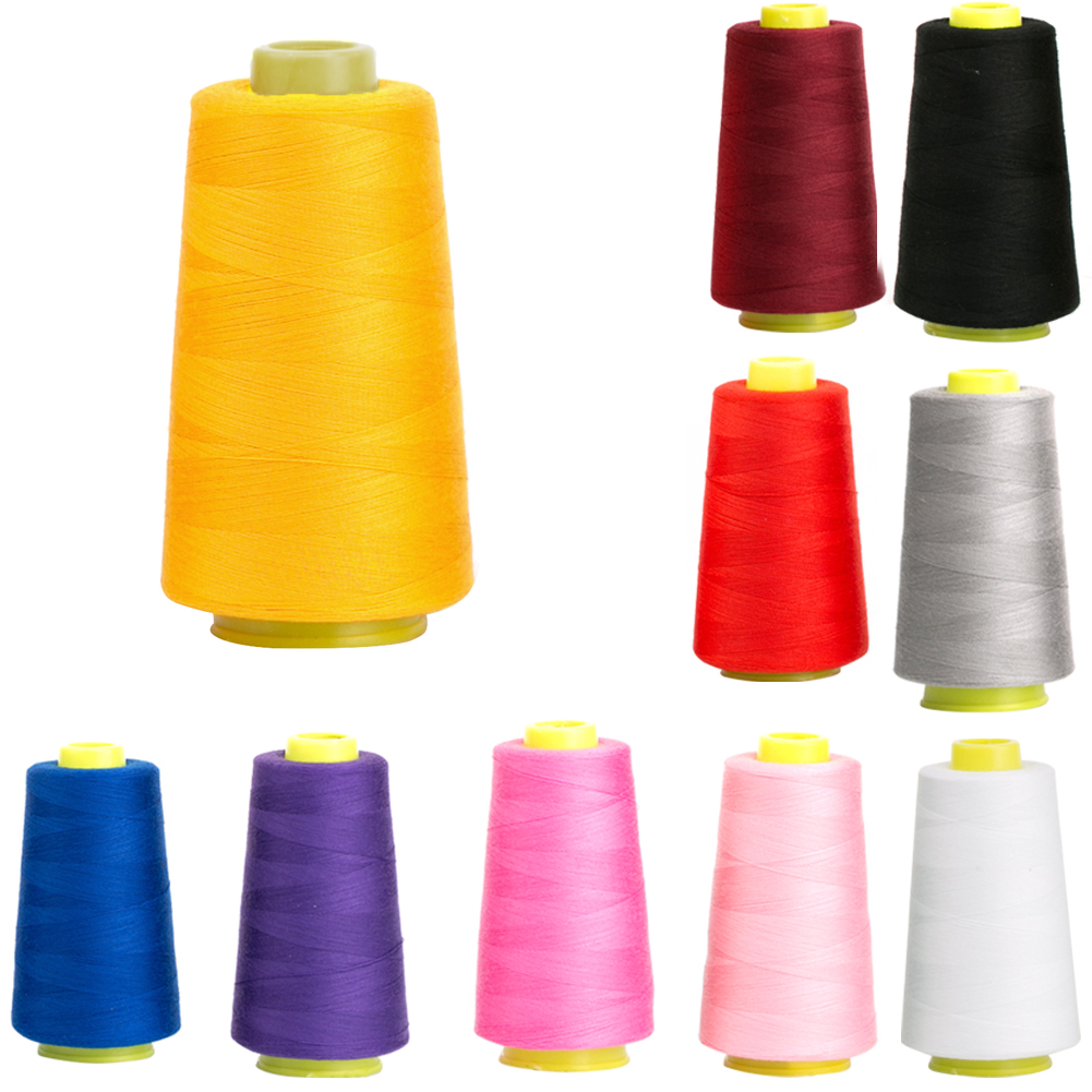 Heavy Duty Sewing Spools Quilting Hand Stitching Polyester 40/2 Thread Serger Knitting