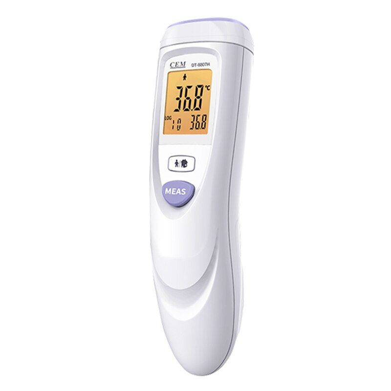 CEM Digital Lcd-Display Clinical Forehead Infrared Thermometer Fever Digital Measure Tool for Baby Adult DT-8807H