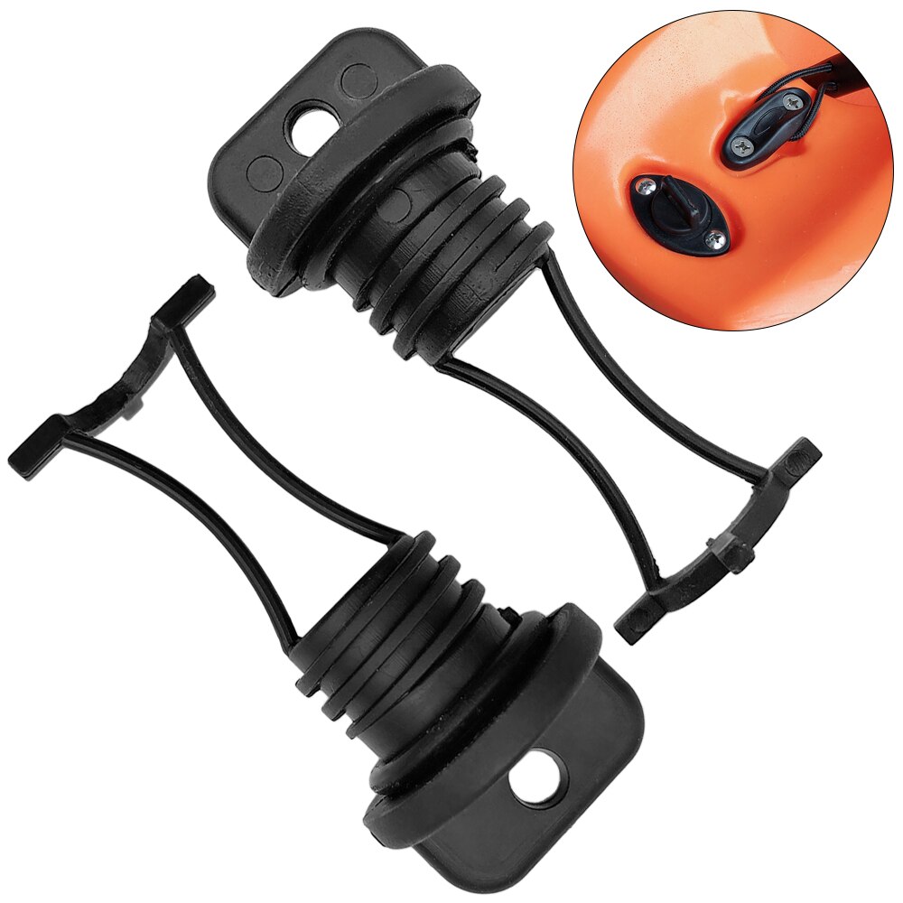 2 Stuks Kajak Afvoer Pluggen Draad Romp Afvoer Pak Scupper Plug Voor Kajaks Kano Boten Kajak Accessoires