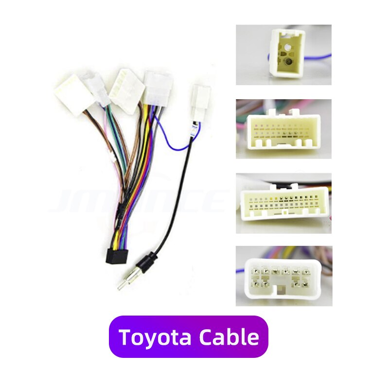 Reakosound Android 2 Din Connector Plug Kabel Autoradio Adapter Multimedia Universele Voor Accessoires Draad Vw Nissian Toyota