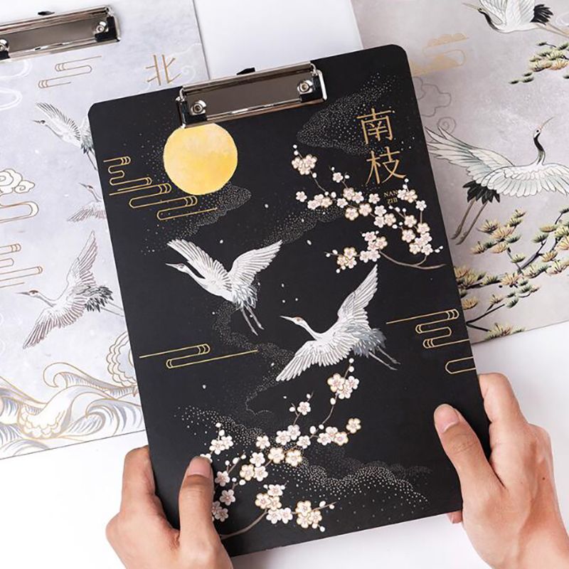 Pince pour classeur, presse-papiers en bois, classeurs A4, Style chinois rétro, pour le bureau