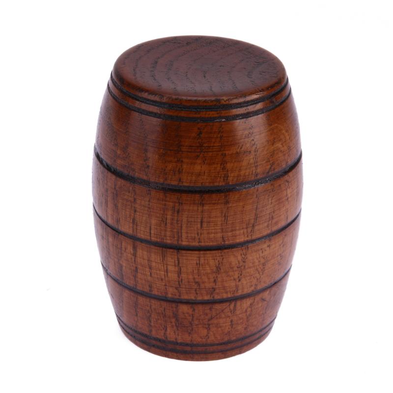 Taza de madera ecológica de gran barriga, vaso de cerveza tallado clásico de tres líneas, taza de madera clásica, accesorios de cocina y Bar