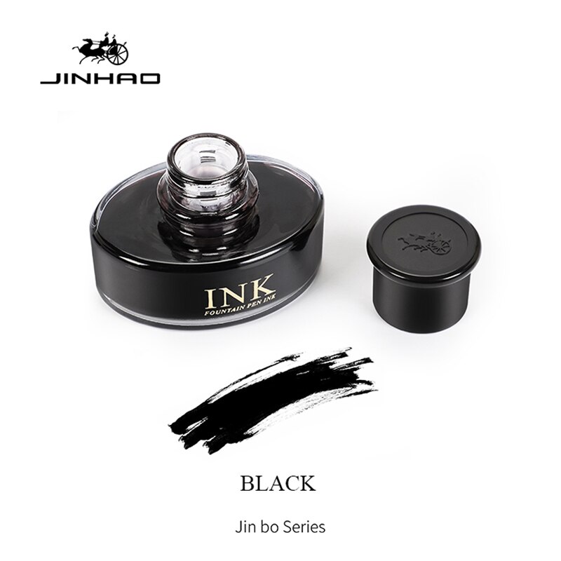 jinhao Bottle Pure Colorful 50ml Fountain Pen Ink for Refilling Inks Stationery School Office Supplies