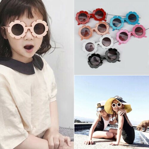 Children Accessories Lovely Protection Glasses Toddlers Boys Kids Shades Flowers Adorable Sunglasses Kids