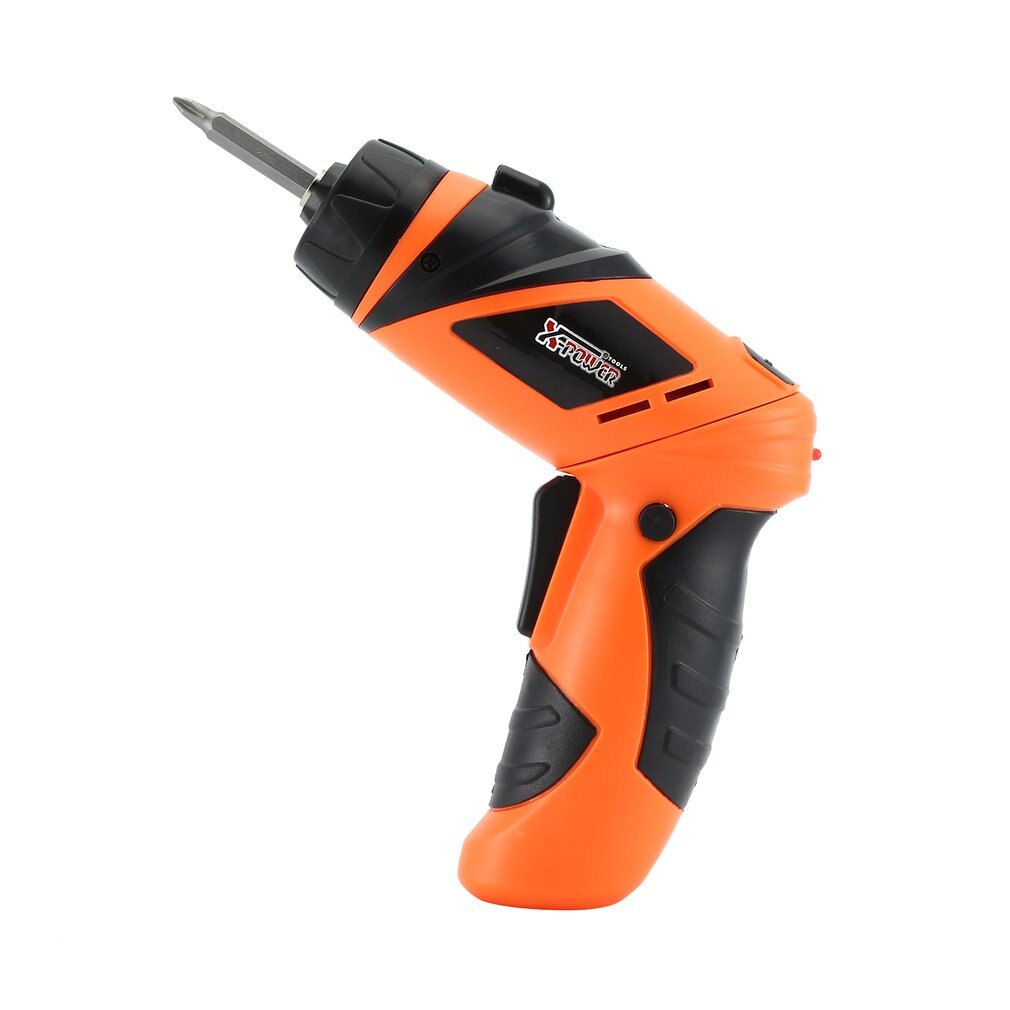 X-power 4.8V Rechargeable Cordless Electric Screwdriver Bits kit Screw Power Driver Drill Power Tools with LED Lighting