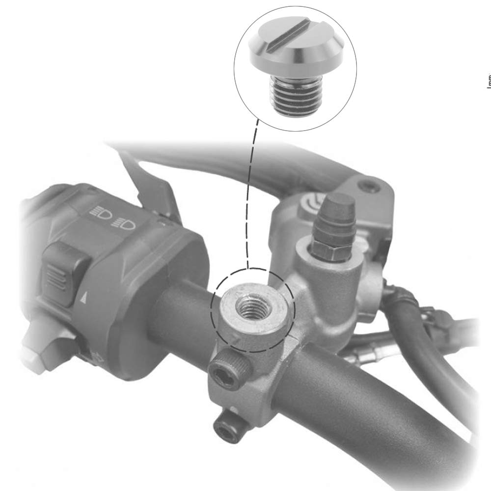 2 kpl  m10 x 1.25 cnc peilireiän tulpparuuvi  z125 z650 z800 z1000 z900 z900rs ktm 125 / 390 1050 1090 1290 1290 fz1 z250 z300