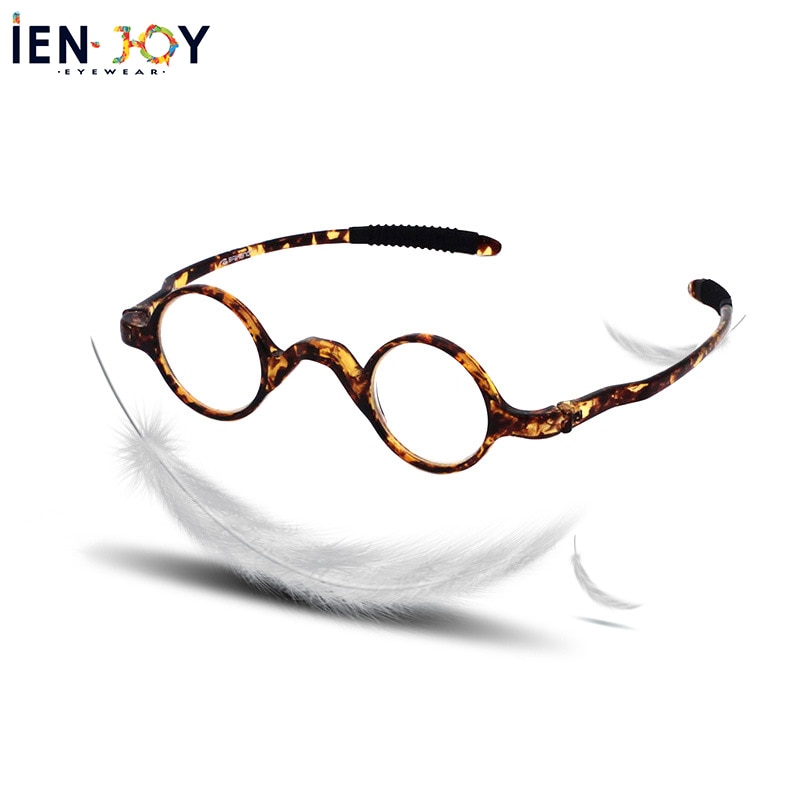 Ienjoy TR90 Retro Leesbril Mode Ronde Bril Mannen Vrouwen Leesbril Verziend Brillen Lezer Bril