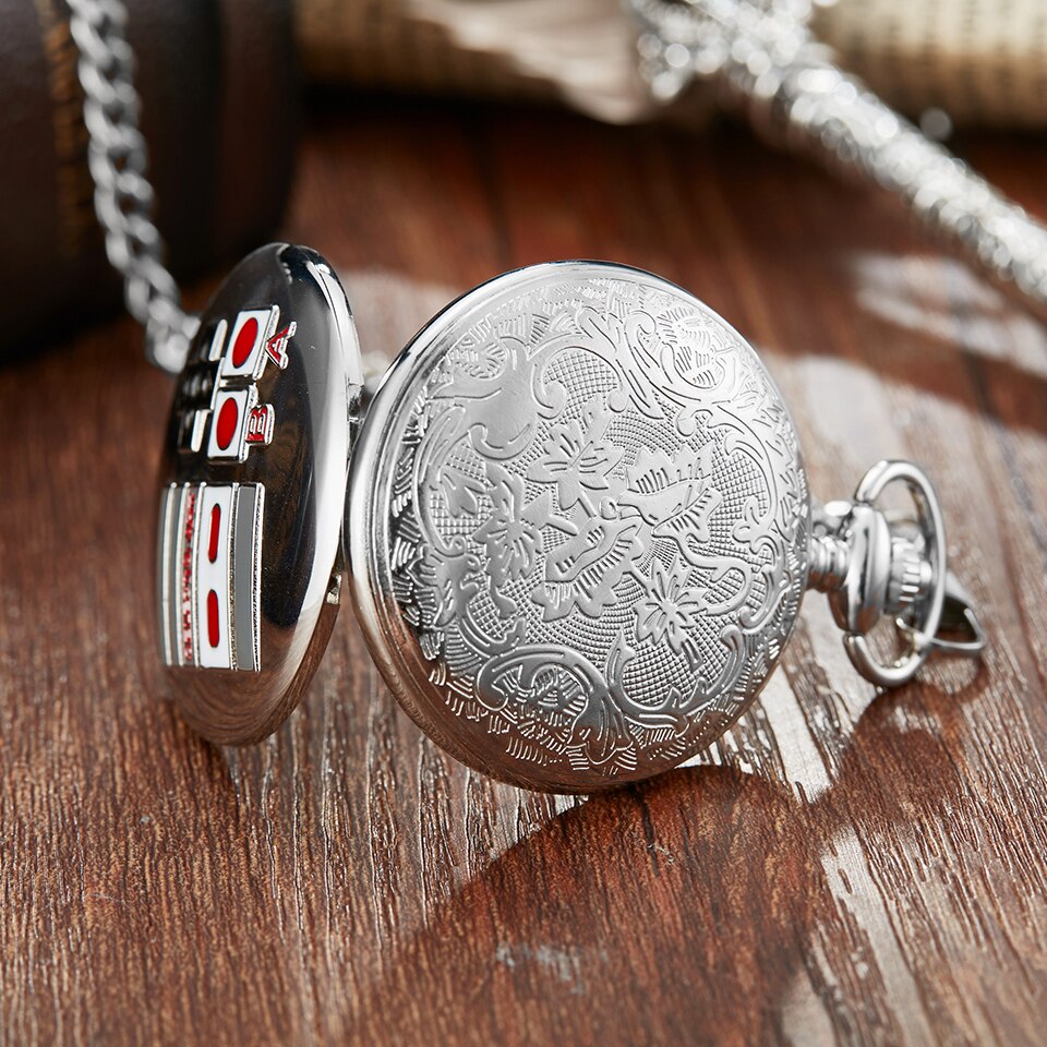TREEWETO Vintage houten automatisch mechanisch zakhorloge voor mannen vrouwen steampunk skelet wijzerplaat met ketting geschenkdoos, Bruin, Retro
