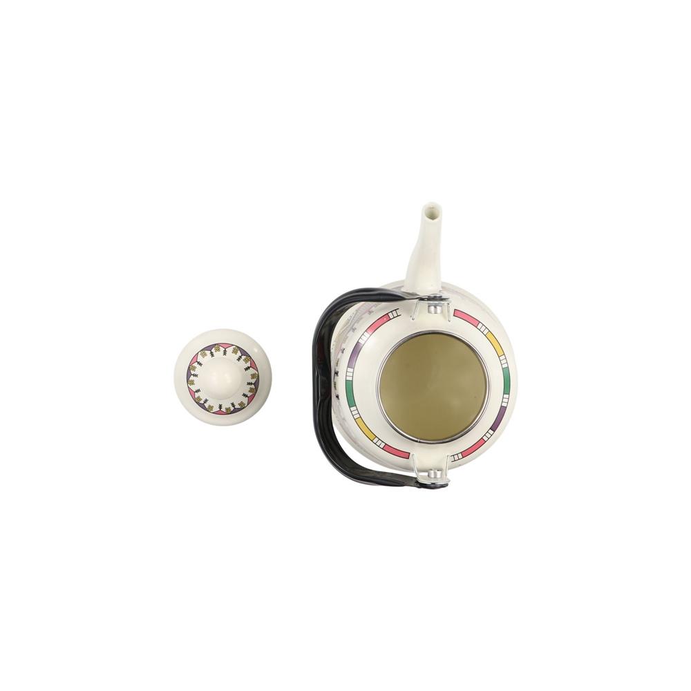 Waterkoker Emaille Emaille Theeketel Europese Stijl 2.5L Theepot Geen Fluiten Comfortabel Handvat Waterkan Restaurant