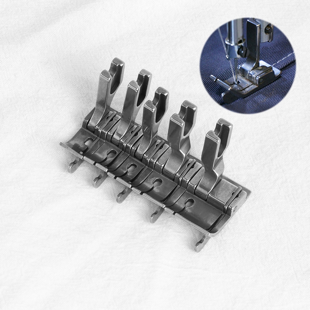 5 Sizes Multi-function RIGHT & WIDE Presser Foot Industrial Sewing Machine Parts Full Steel Lock Stitch Walking Foot