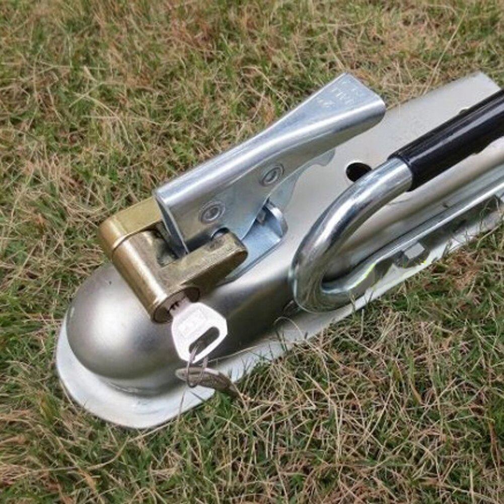 With Keys Zinc Alloy Device Coupling Theft Protection Trailer Lock Universal Accessories Solid Parts Caravan Security Small