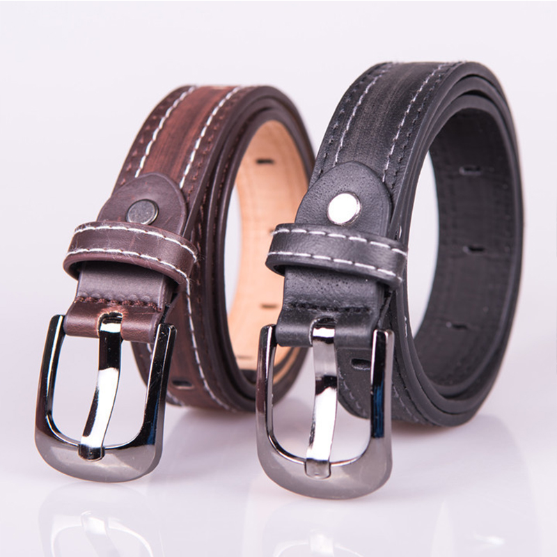 Boutique Volwassen Ceremonie Riem jongen Riem kind Student Jurk Zwart Riem Auto Lijn Legering Gesp Perfect Detail