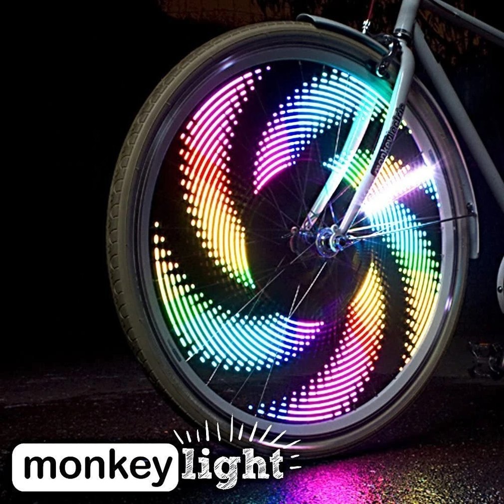 3d Fiets Spoke Led Verlichting Verlichten De Straten Met Fancy Fiets Wiel Lichten Kleurrijke Led Kleurrijke Fiets Wielen Licht