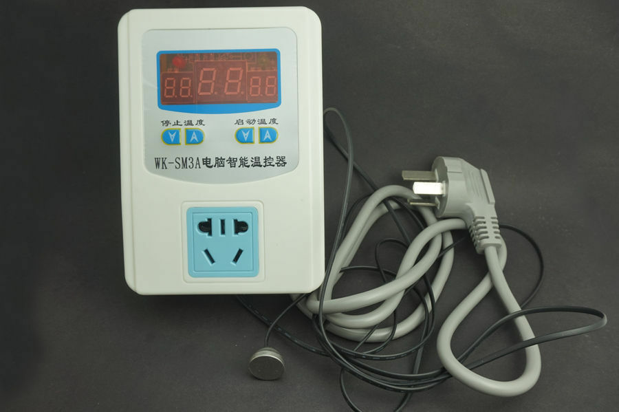 2KW Digital Thermostat Control Temperature Controller Switch Relay Sensor Probe