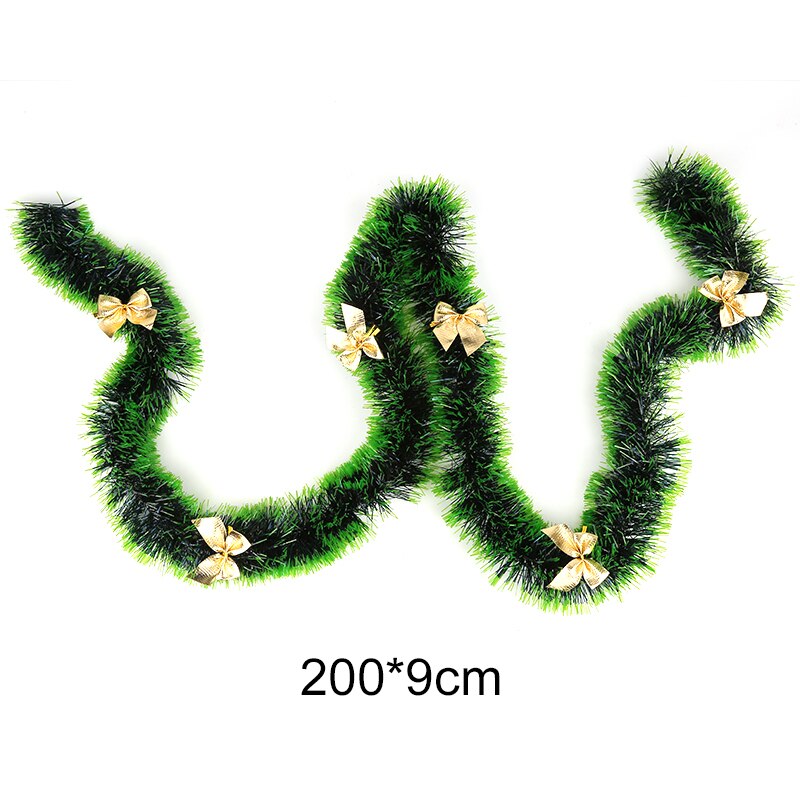 Lametta Chrismas Baum Dekoration Weihnachten Band Kranz Garland Weihnachten Home Party Wand Hängen Ornamente Auf Lager: 7