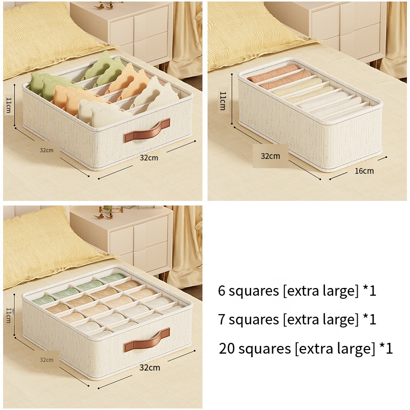 Organisation Kasten Multifunktionale Haushalt Unterwäsche Socken Sortierung Lagerung Kasten Schlafsaal Lagerung Artefakt Unterwäsche Lagerung Kasten: M / MULTI
