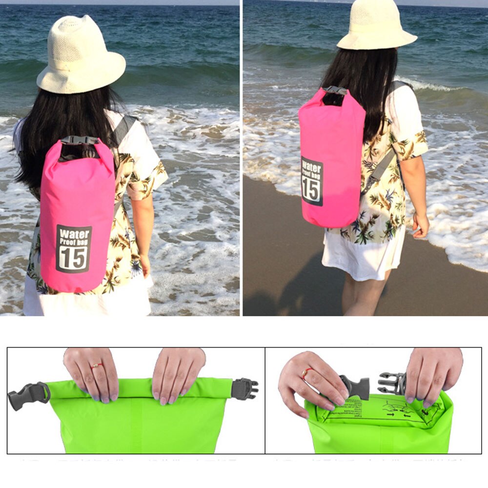 5L/10L/15L/20L Waterdichte Zakken Opslag Dry Sack Bag Voor Kano Kayak Rafting Outdoor Sport Zwemmen tassen Reizen Kit Rugzak