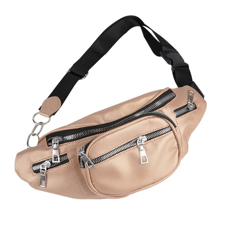 Waist Bag Pack Multi-function Steam Punk Leg Package PU Leather Shoulder Bag Women Belt Pochete Pack: E423392