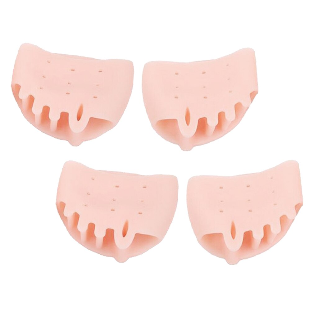 4Pcs Gel Hallux Valgus Corrector Orthotic Bone Toe Separators Pad