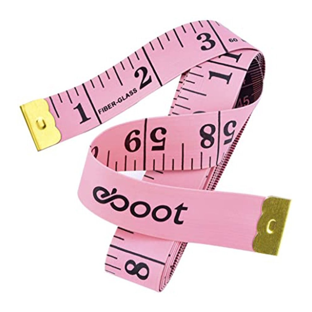Measuring Tape 1.5M Environmental Pink Sewing Tape Measure Ruler For Sewing Human Body Waist Bust Size Measure Tools