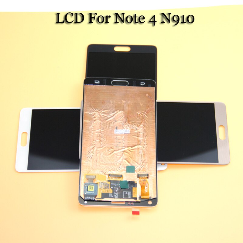 For samsung galaxy note 4 display lcd -skjerm dispaly touch digitizer montering erstatning