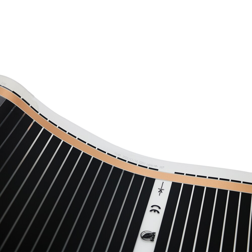 MINCO WÄRME Infrarot Heizung Film 50cm Breite 140W/m2 Boden Heizung Film Südkorea Fußbodenheizung Warme Matte 0,75-3,75 m2 Heizung Film