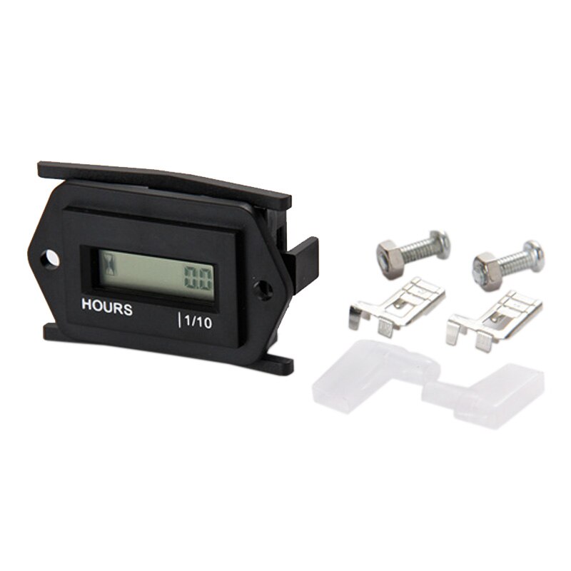 Waterproof snap in DC 4.5 12v 24v 36v 48v 60V Hour Meter counter for generator Marine ATV Motorcycle Snowmobile boat jet ski UTV
