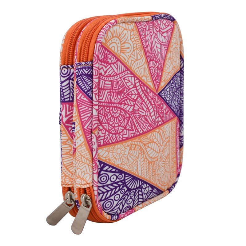 Lege haaknaaldentas opbergtas breisettas organizer tas voor naaien haaknaalden schaar liniaal accessoirekoffer