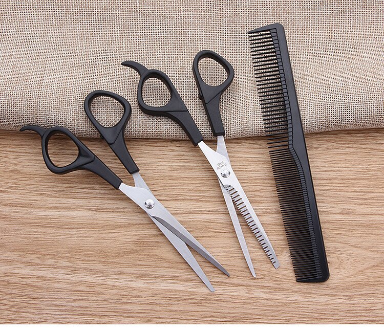 3pcs Children Haircut Baby Haircut Scissors Set Hairdressing Scissors Thinning Tooth Shear Flat Shear Tool Pet Hairdressing