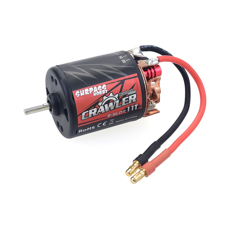 540 11T 13T 16T 20T Brushed Motor Waterproof 5-Slot for TRAXXAS Tamiya Redcat Kyosho WLtoys 1/10 RC Crawler Car: 11T