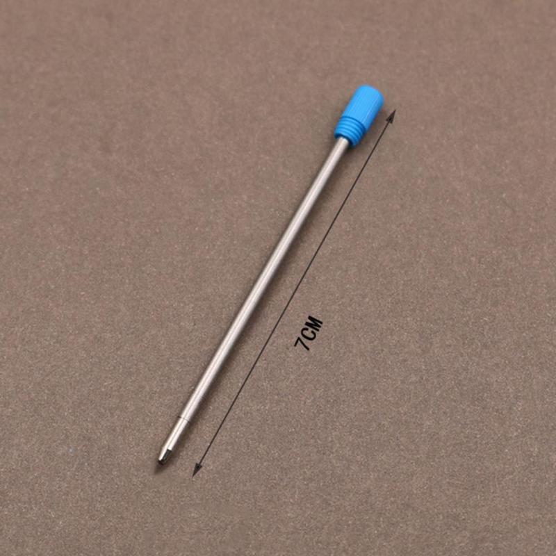1pcs Metal refill 1mm Ballpoint Pen Refill Metal Length Of Pen Optional 70mm Blue And Use The Black Capacitance With W5I0
