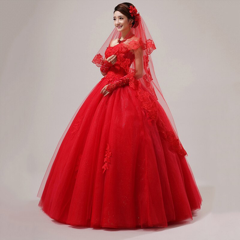 Velos de boda rojos, velo de novia con borde de encaje, accesorios para el cabello, decoración para de boda, 1,5/3/5M