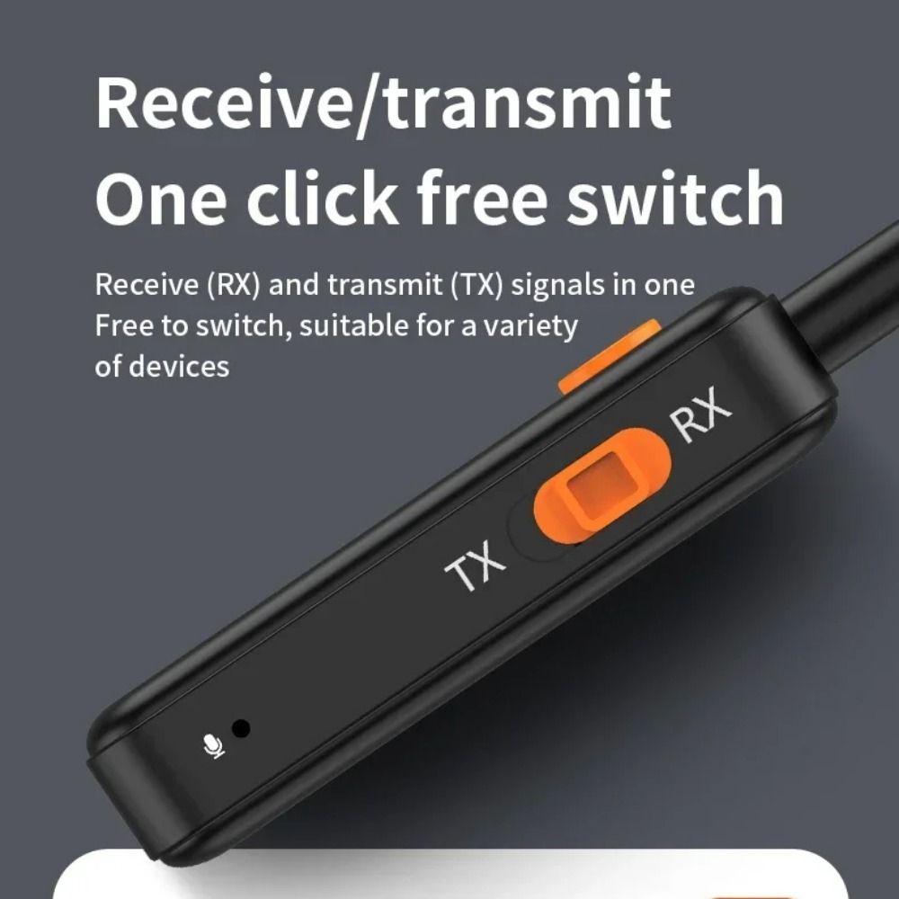 2 In 1 5.4 Audio Receiver 3.5mm AUX Mini Bluetooth Wireless Adapter Jack I-WAVE Audio Transmitter Receiver Home-theater System