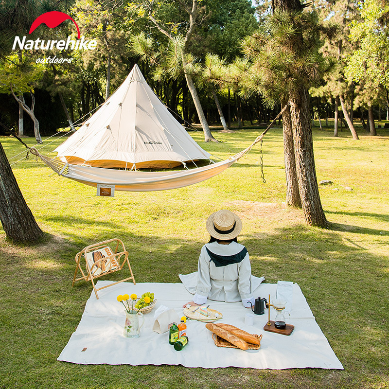 Naturehike-Manta portátil de lona para acampar al aire libre, manta de Picnic ultraligera, conveniente, grande, impermeable, colchón para Picnic