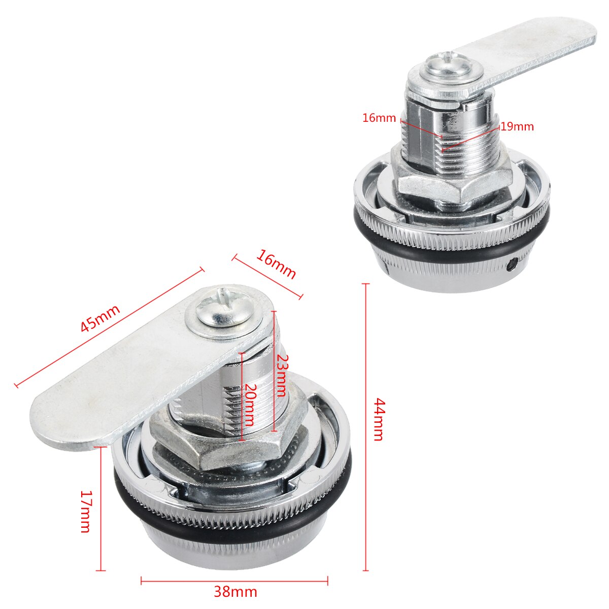 Combination Cabinet Lock Silver Zinc Alloy Password Locks Security Cam Lock For Home Mailbox Cabinet Door Lock Hardware