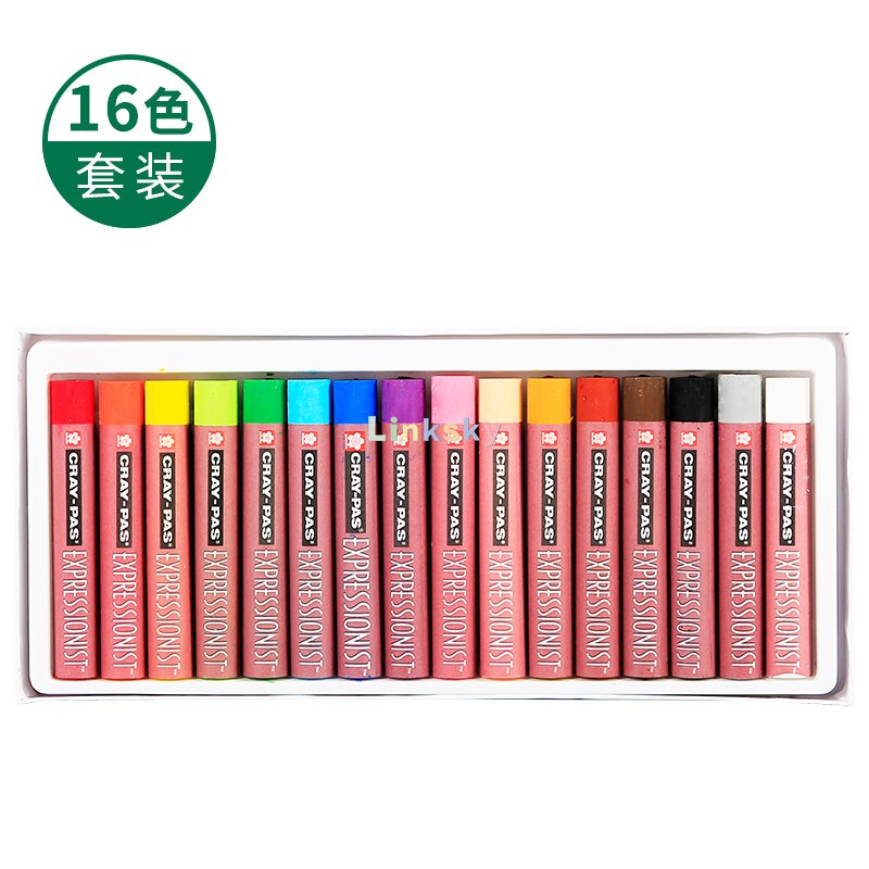 Sakura Cray-Pas Expressionistische Diverse Kleur Olie Pastel Set Xlp, 12,16,25,36,50 Kleur, ideaal Voor Alle Kunstenaar, Glad En Te Gebruiken: 16 XLP-16