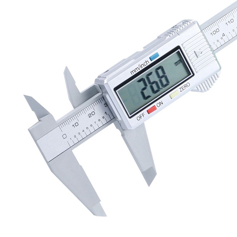 6inch 150mm LCD Digital Electronic Carbon Fiber Vernier Caliper Gauge Micrometer