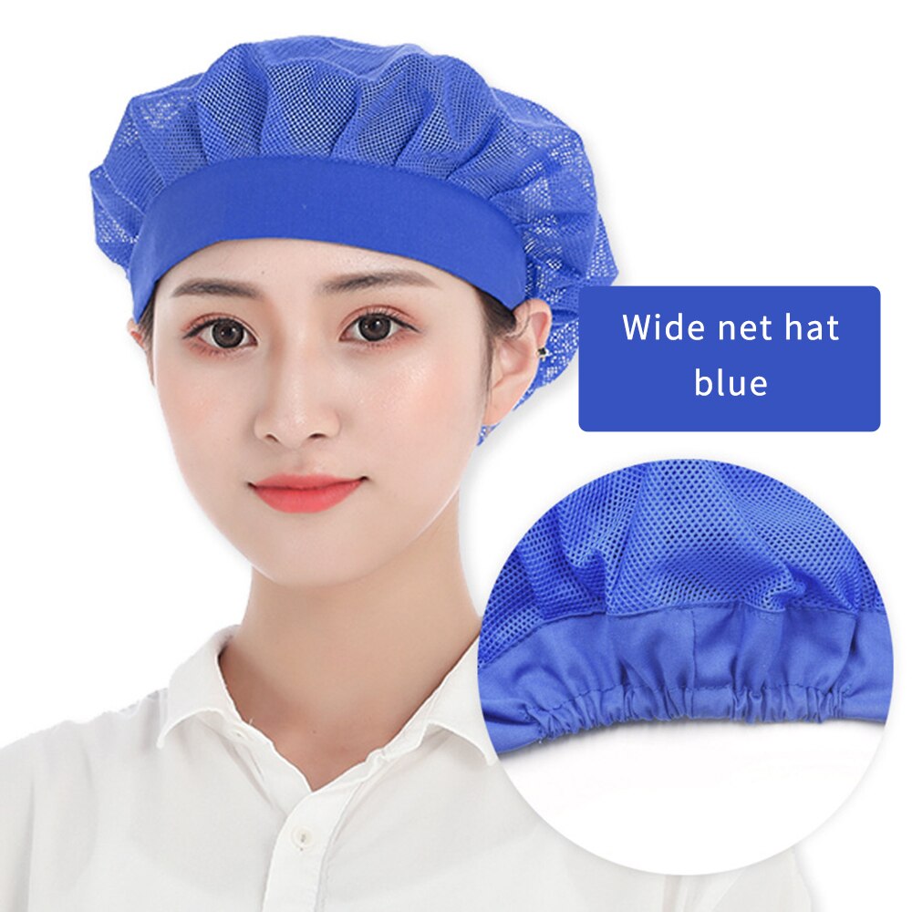 Chef Waiter Hat Elastic Mesh Caps Restaurant Kitchen Uniform Chef Cooking Hat Catering Food Service Workshop Caps Gorro Cocinero: 5