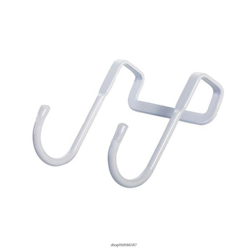 S Shape Hanging Hook Stainless Steel Double S Shaped Storage Hooks for Home Kitchen Bathroom Cabinet Door Key Towel: S  W