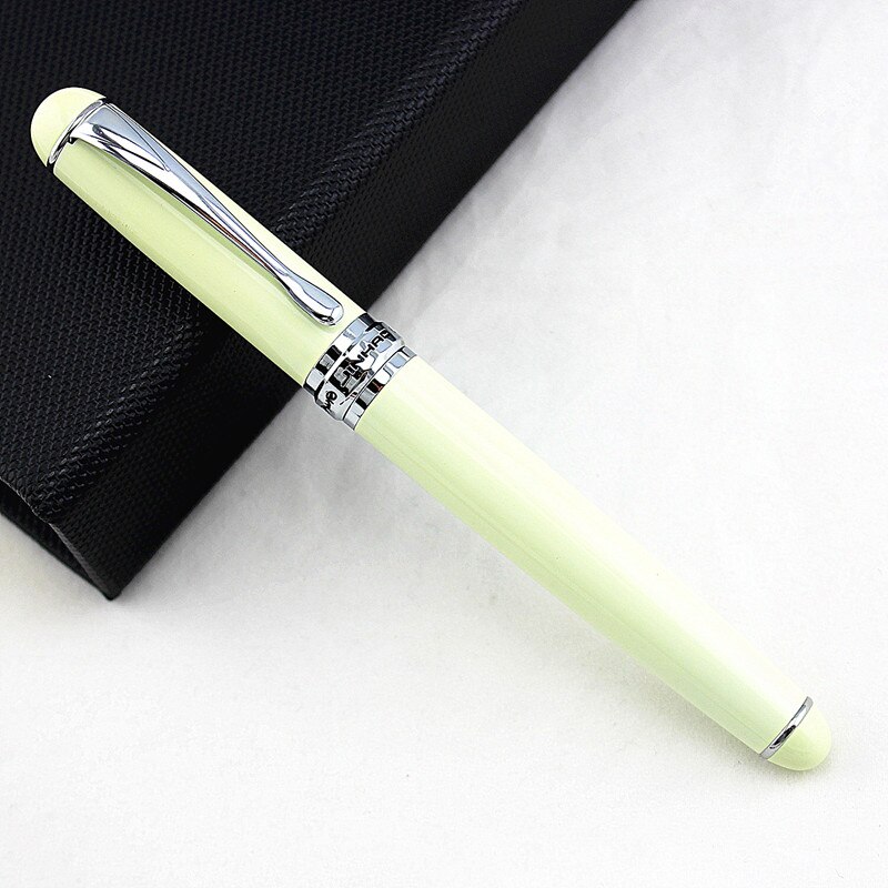 Jinhao – stylo plume de luxe X750, 18kgp, pointe moyenne, noir ,: Bourgogne / F