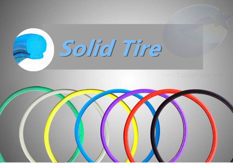 Solid Tyre 700X23c Bicycle Dead Tires Road Bike Tyres Fixed Gear Bike 700C 25/18C Anti Puncture Proof Inflation Free Inflatable