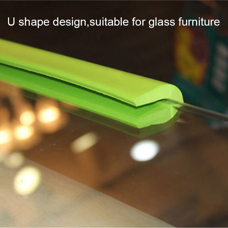 2M de protección de la infancia equipo bebé de seguridad para niños muebles ángulo Protector para Borde de esquina en forma de U de vidrio de de cintas