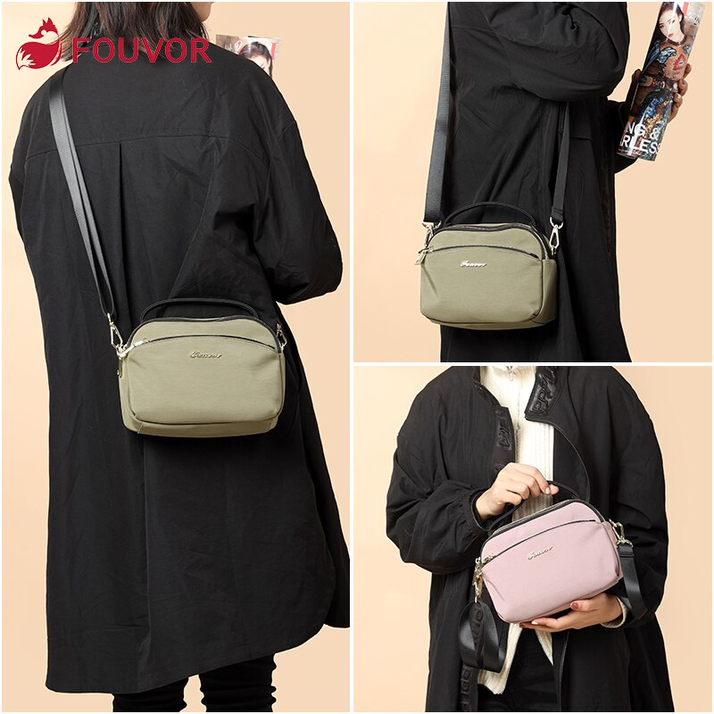 Fouvor Western style small bag female bag Oxford cloth shoulder bag messenger bag canvas bag 2967-05