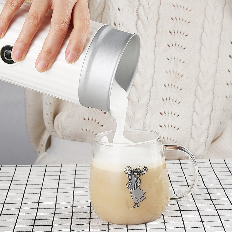 EAS-Foaming Milk Machine Cold Dual Use Full Automatic Household Chocolate Machine EU Plug