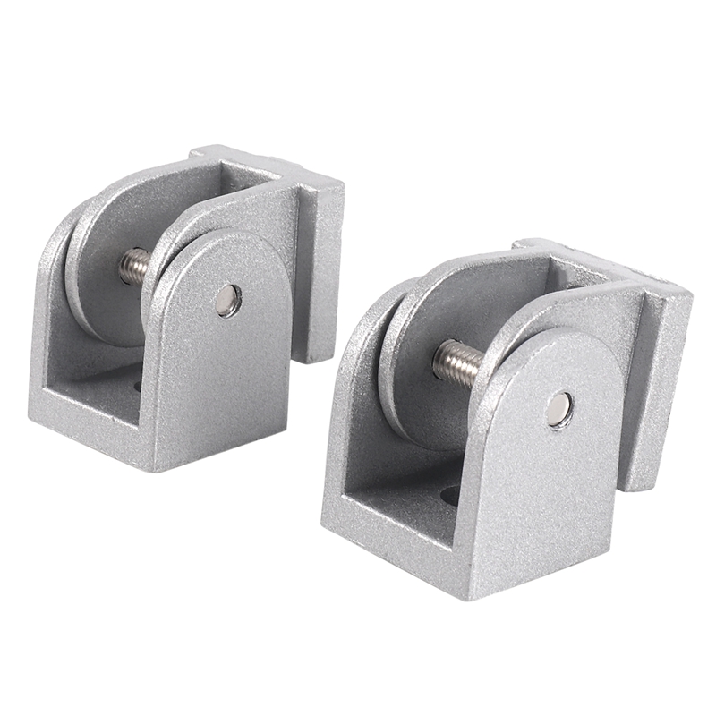2Pcs Aluminum Alloy Pivot Joint for Aluminum Extrusion Profile Series Flexible Pivot Joint 3030 Aluminum Profile