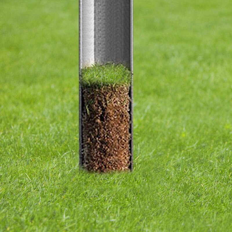 20-Inch Soils Sampling Probe, Stainless Steel Soils Test Kit, Sampling of Forests and Golf Courses