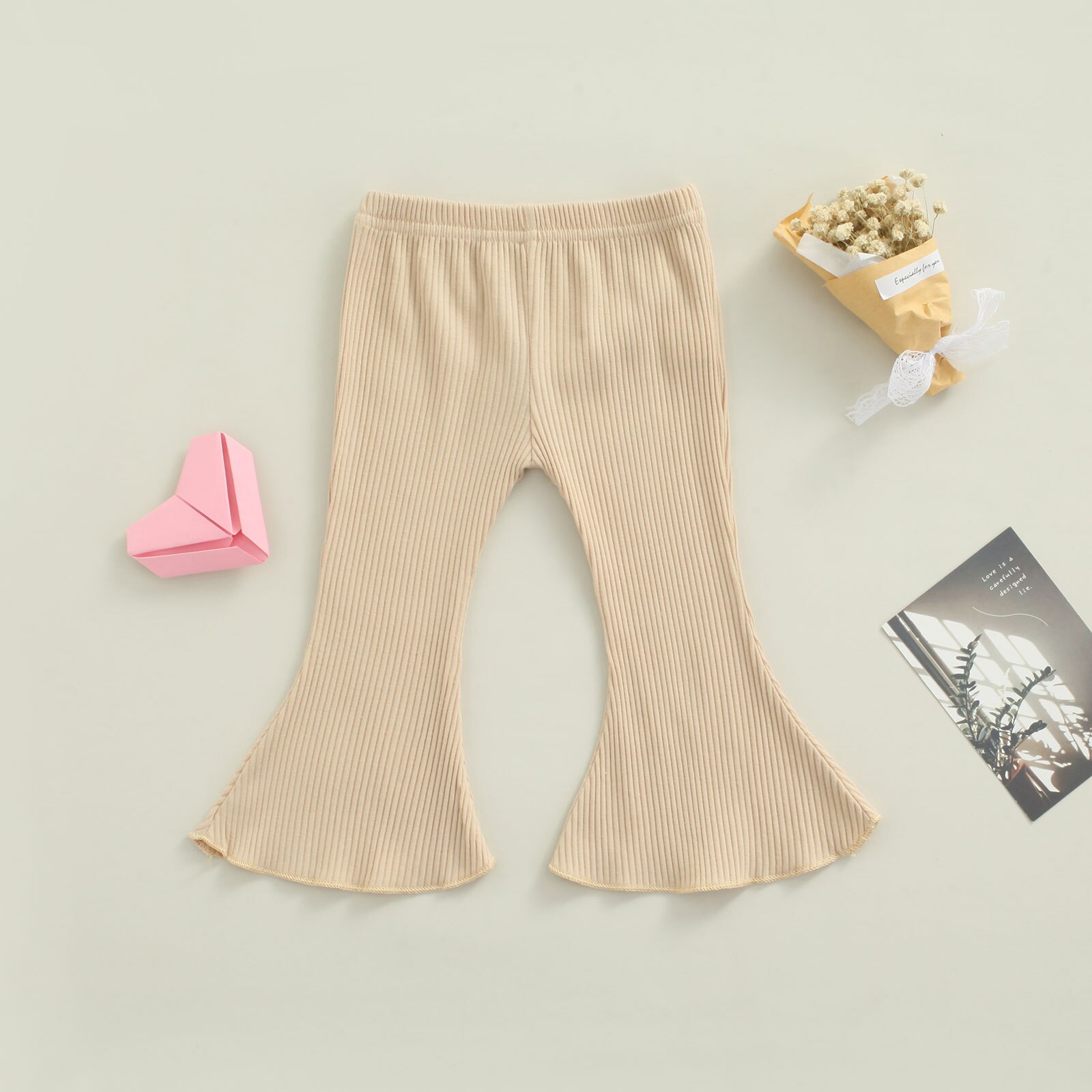 3-24m infantil bebê meninas roupas casuais calças da criança meninas cor sólida elástico cintura queimado 4 cores