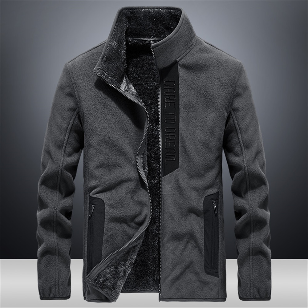 Wwkk Wandelen Jassen Outdoor Sport Kleding Lnner Fleece Mannen Waterdichte Fluwelen Winter Warm Camping Trekking Skiën Mannelijke Jas