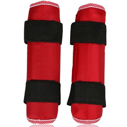 Oxford Red Sanda shin guard MMA Boxing TKD Karate leg guard kick boxing muay thai shin protectors guard Leg protective gear: 3