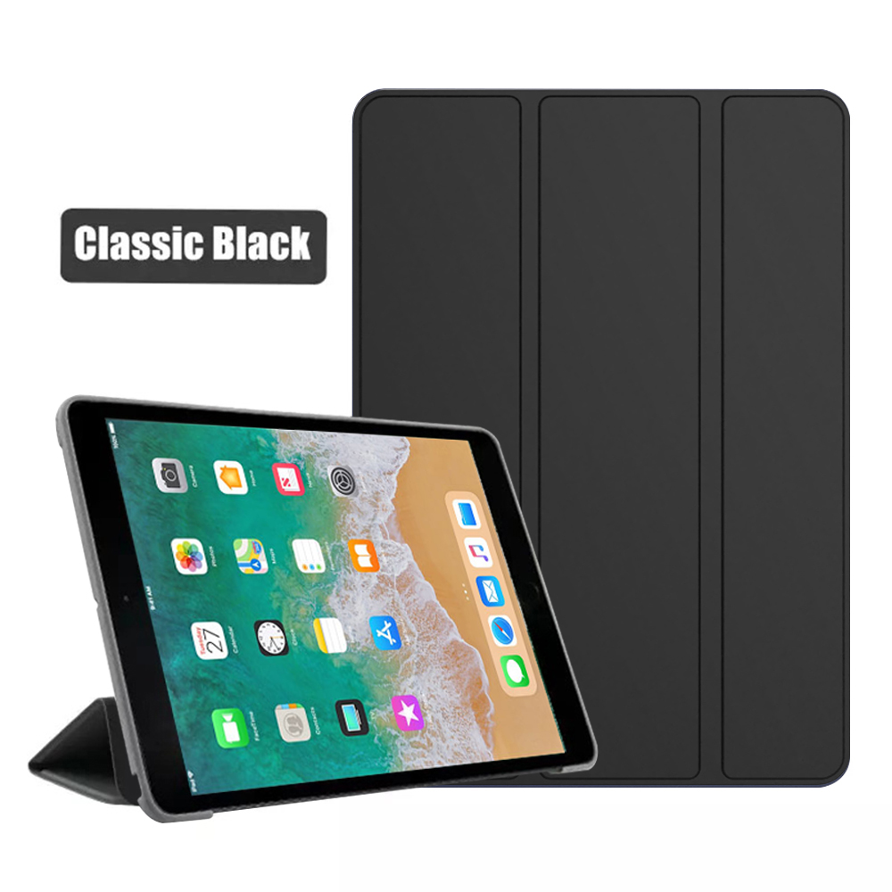 Funda Slaap Wake up Voor iPad 9.7 Cover PU Leer Tri-fold ebook Case Voor iPad 5e 6e Gen A1822 A1823 A1893 A1954: Ipad Pro12.9 / Rood